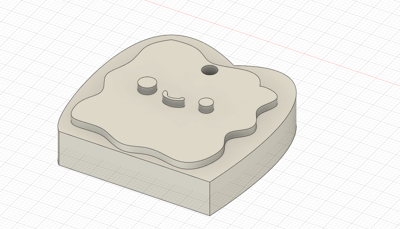 Peanutbutter toast keychain