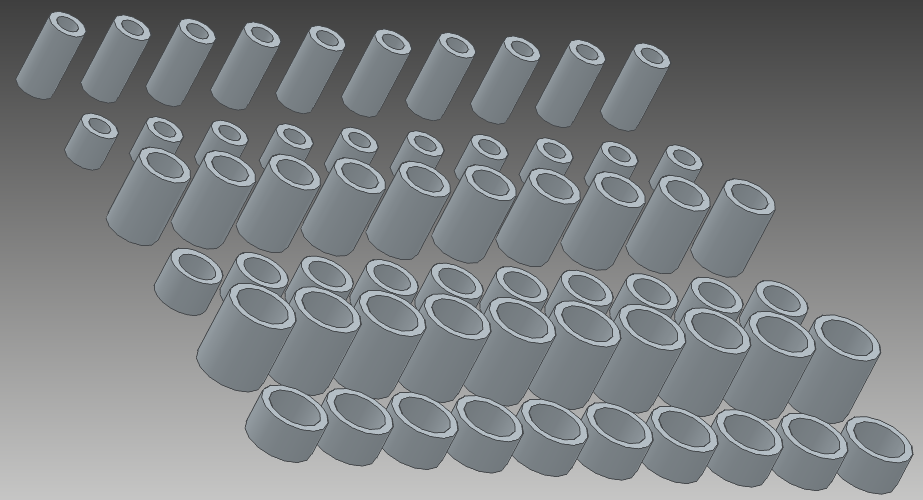Standoffs 3/5/7 mm X 5/10 mm