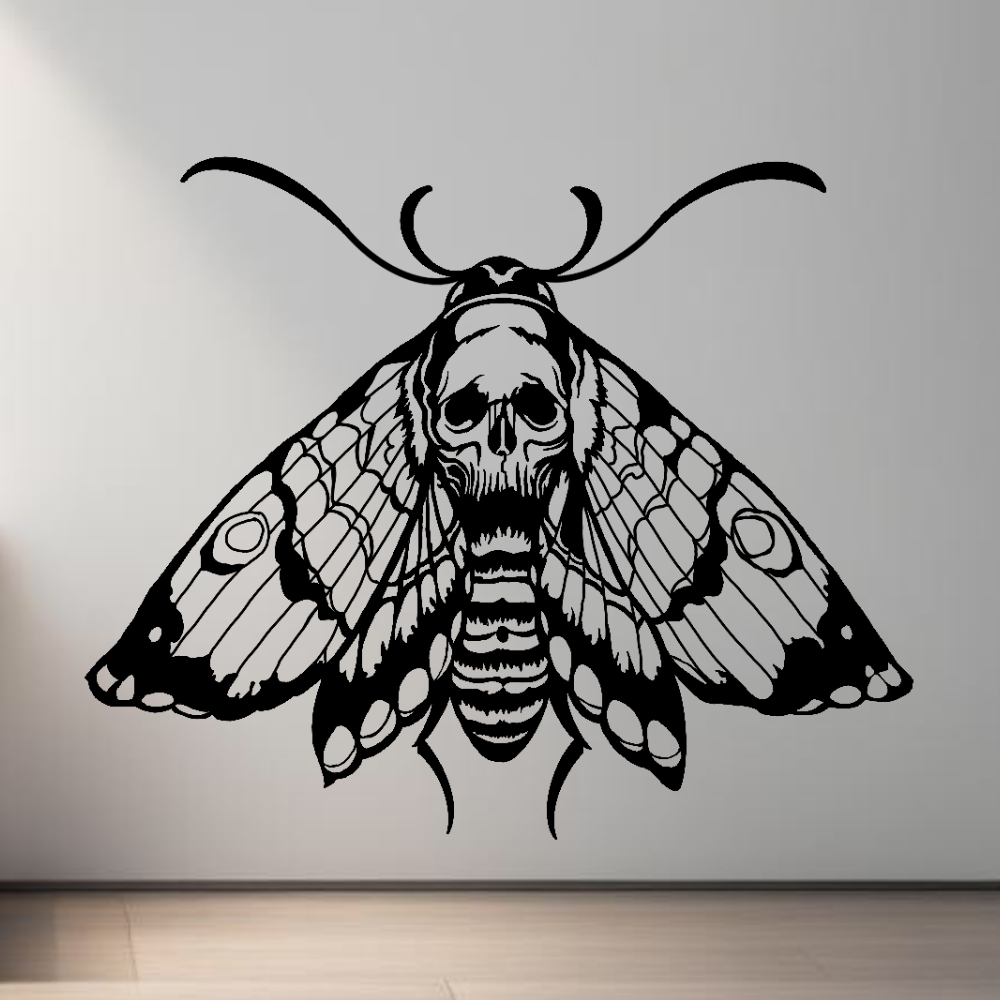 DEATH'S HEAD SPHINX 2D WALL ART