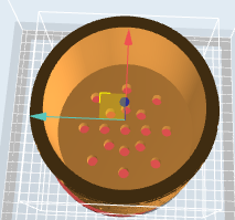 plant pot with water reservoir