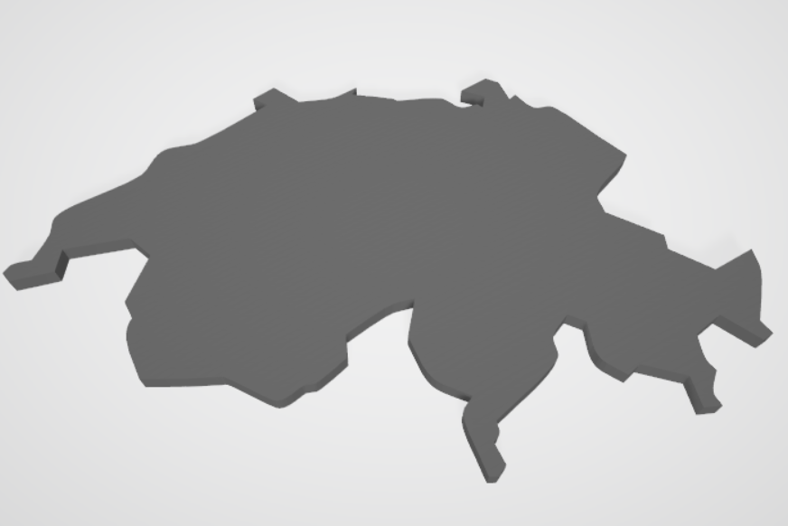 Switzerland Landscape Shape
