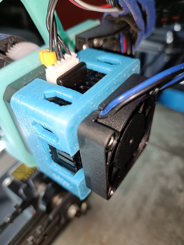 NEMA17 fan and heatsink mount