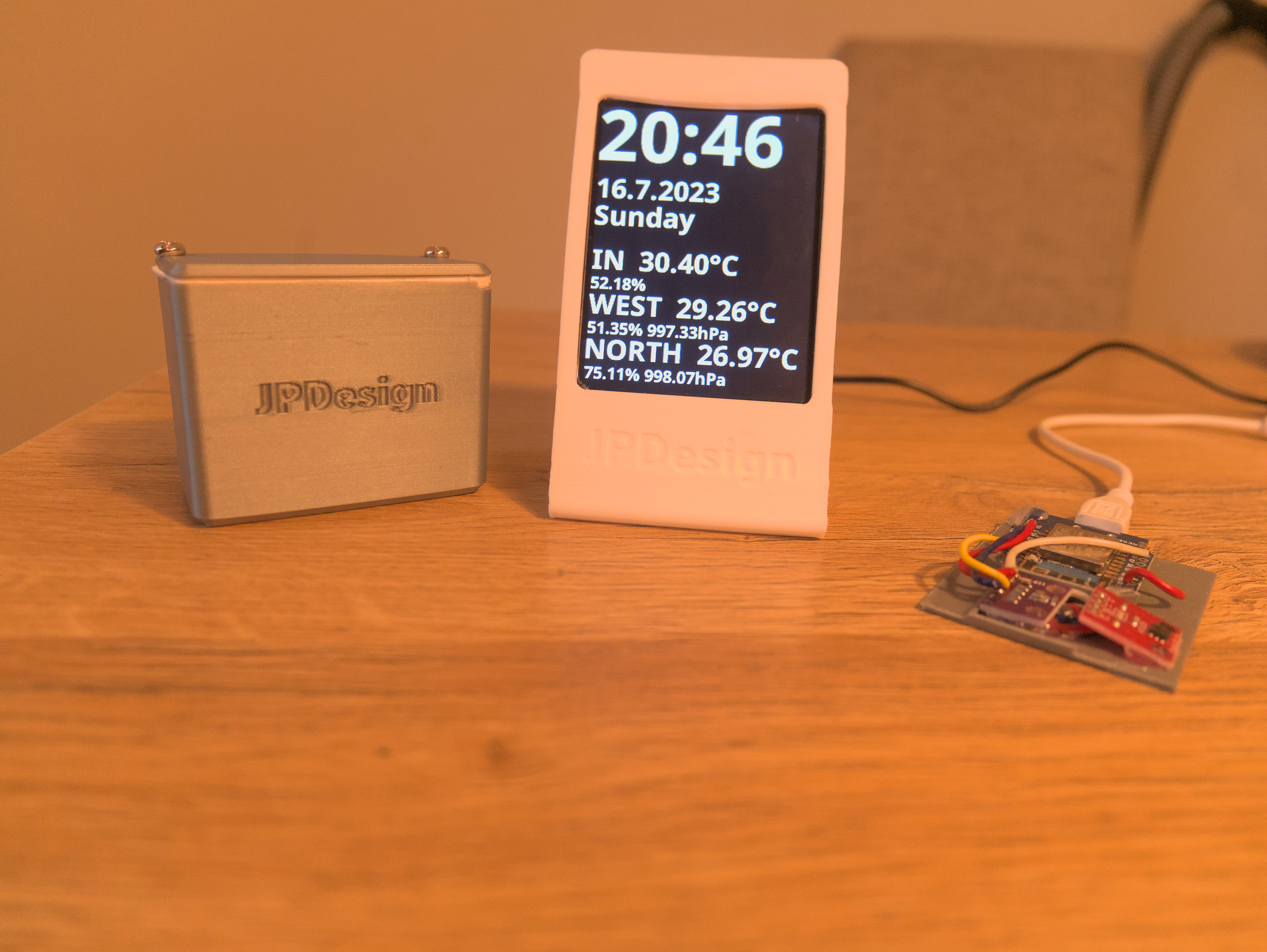 Weather Station With 2 Outside Sensors And WiFi!