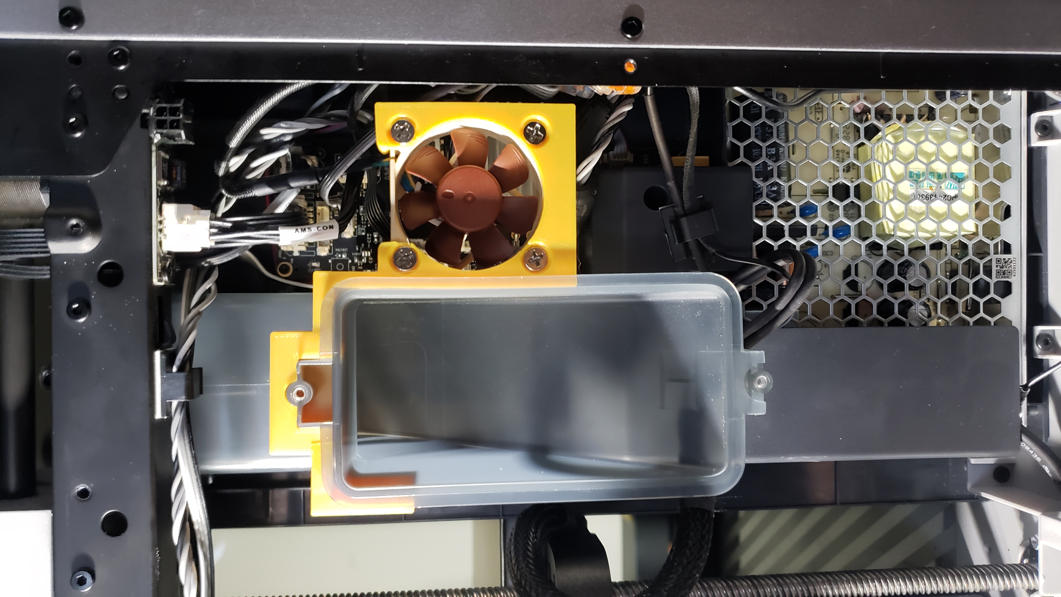 Bambu lab X1 MCU fan for 4410 Noctua.
