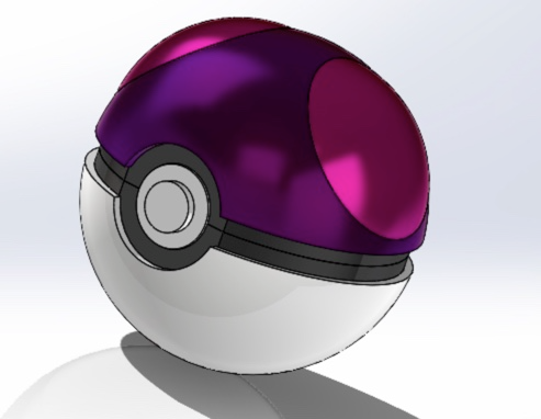 Master Ball Pokeball Easy Print