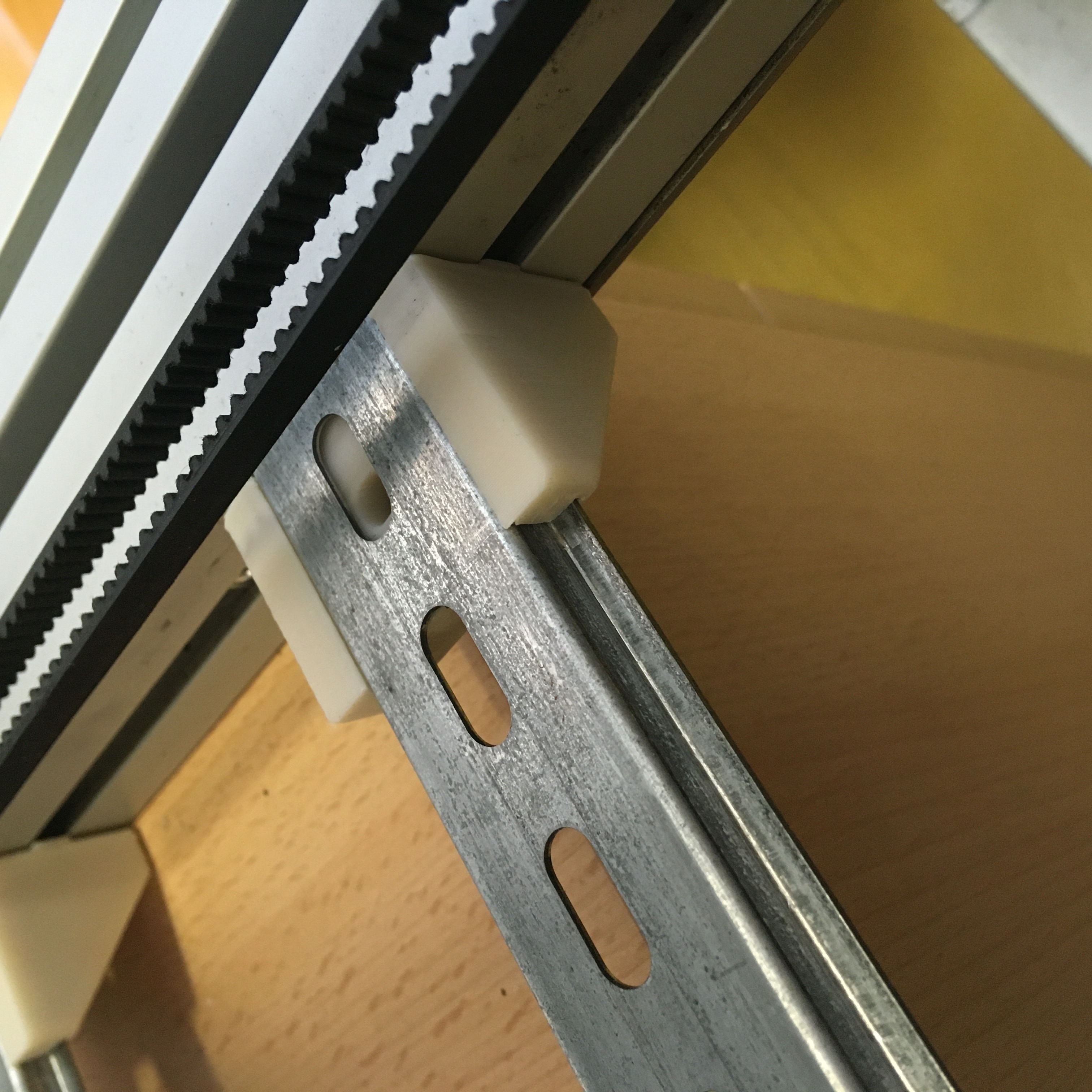 30x30 alu profile din rail angle bracket