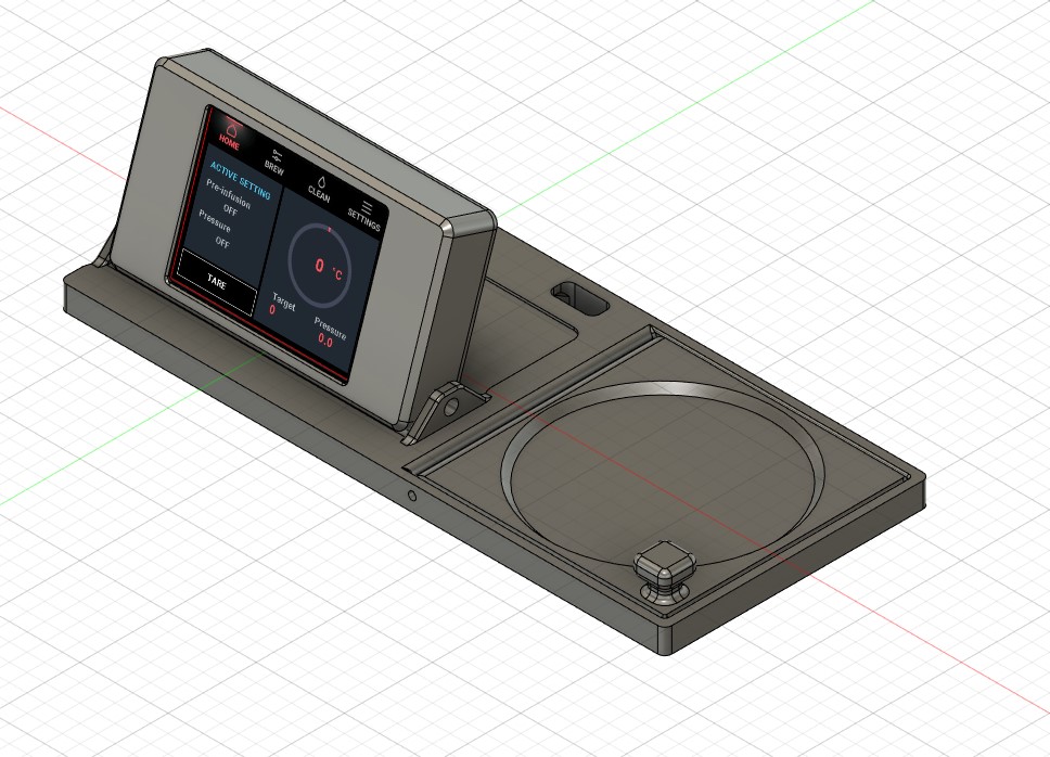 Gaggiuino - Gaggia Classic/Pro Touchscreen Housing
