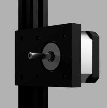 20x20 Aluminum Extrusion Motor Mount
