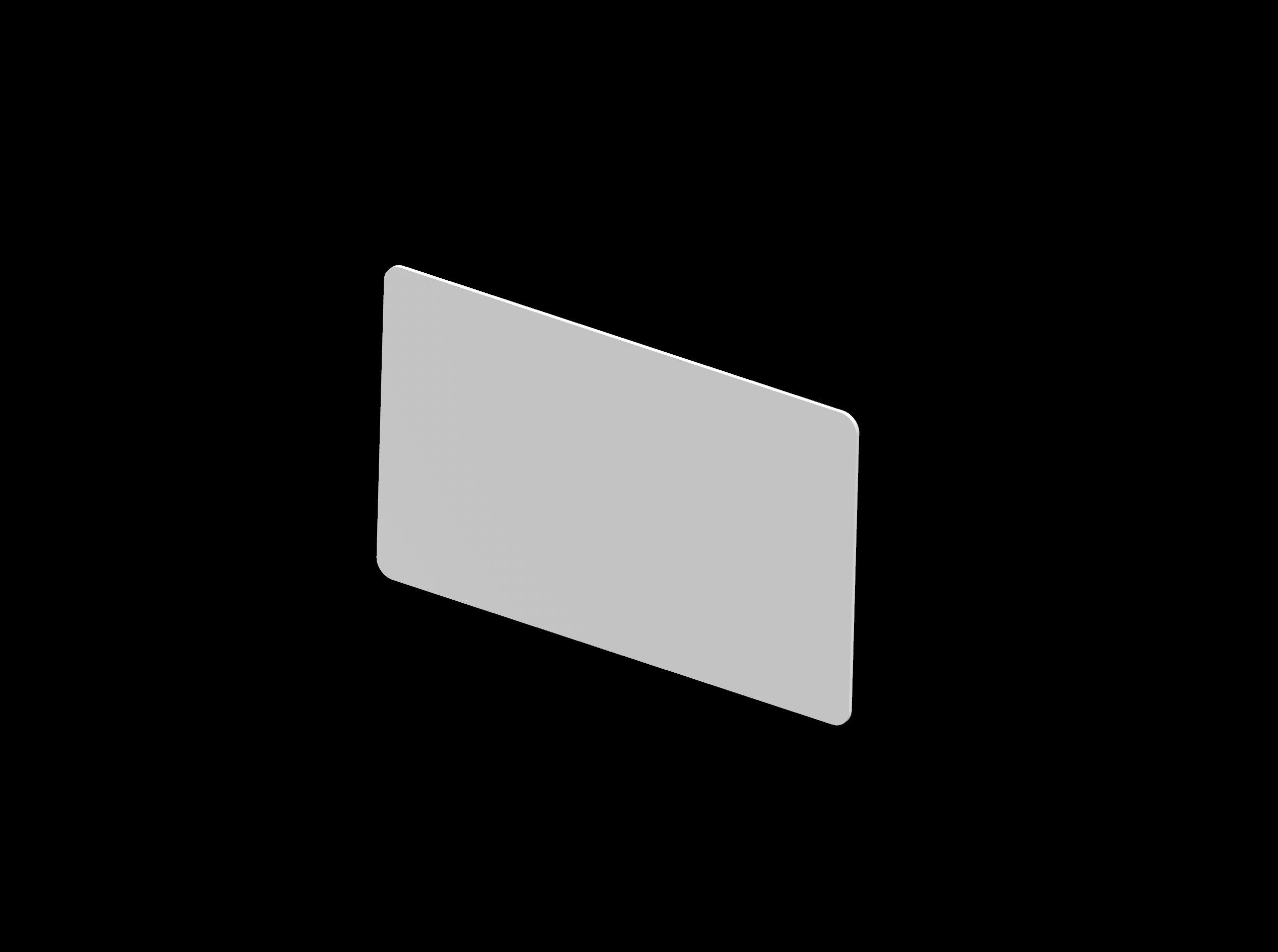 Blank credit card