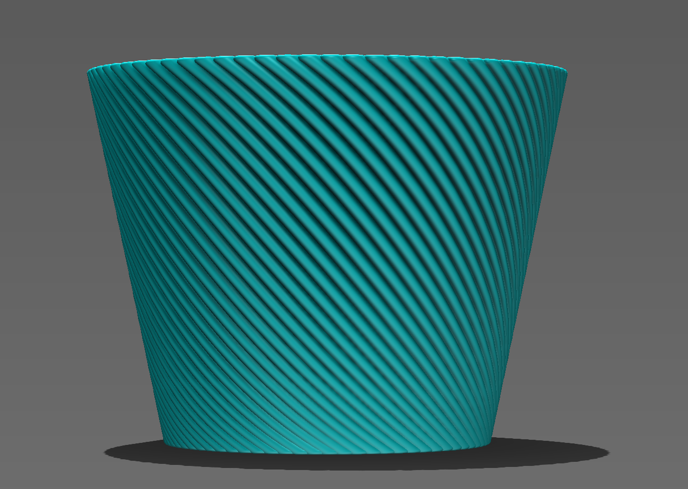Spiral Flower Pot