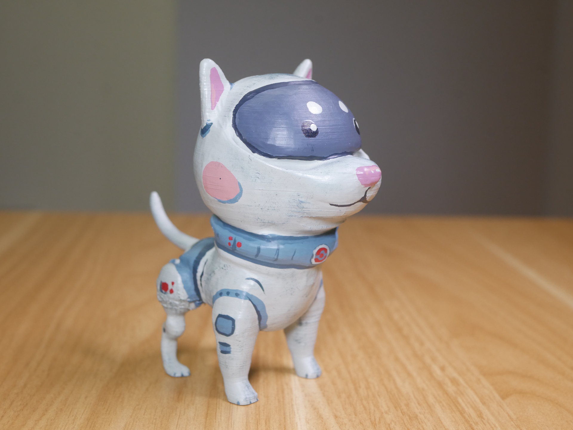 Cute Space Dog Figure