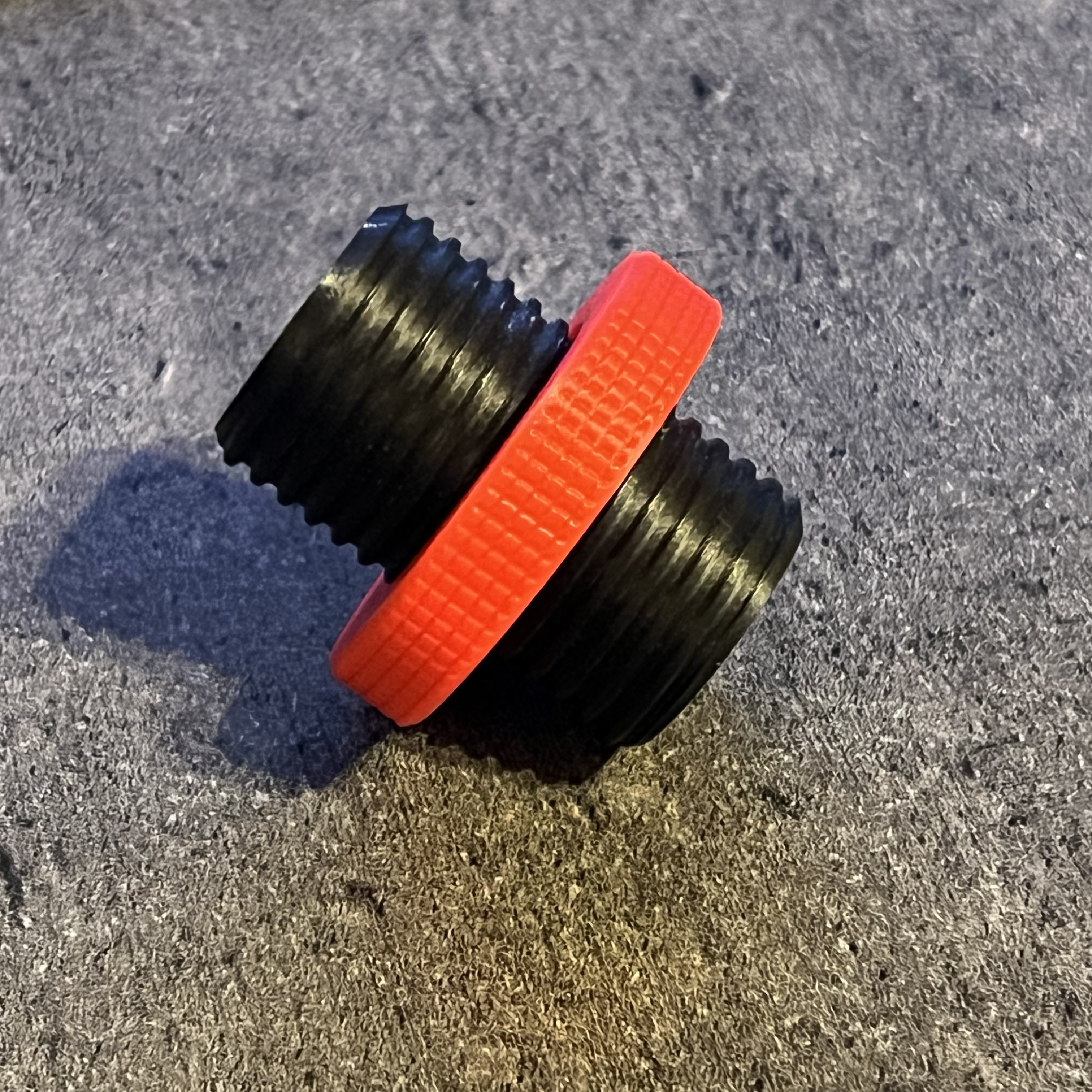 Fidget game, screw and nut