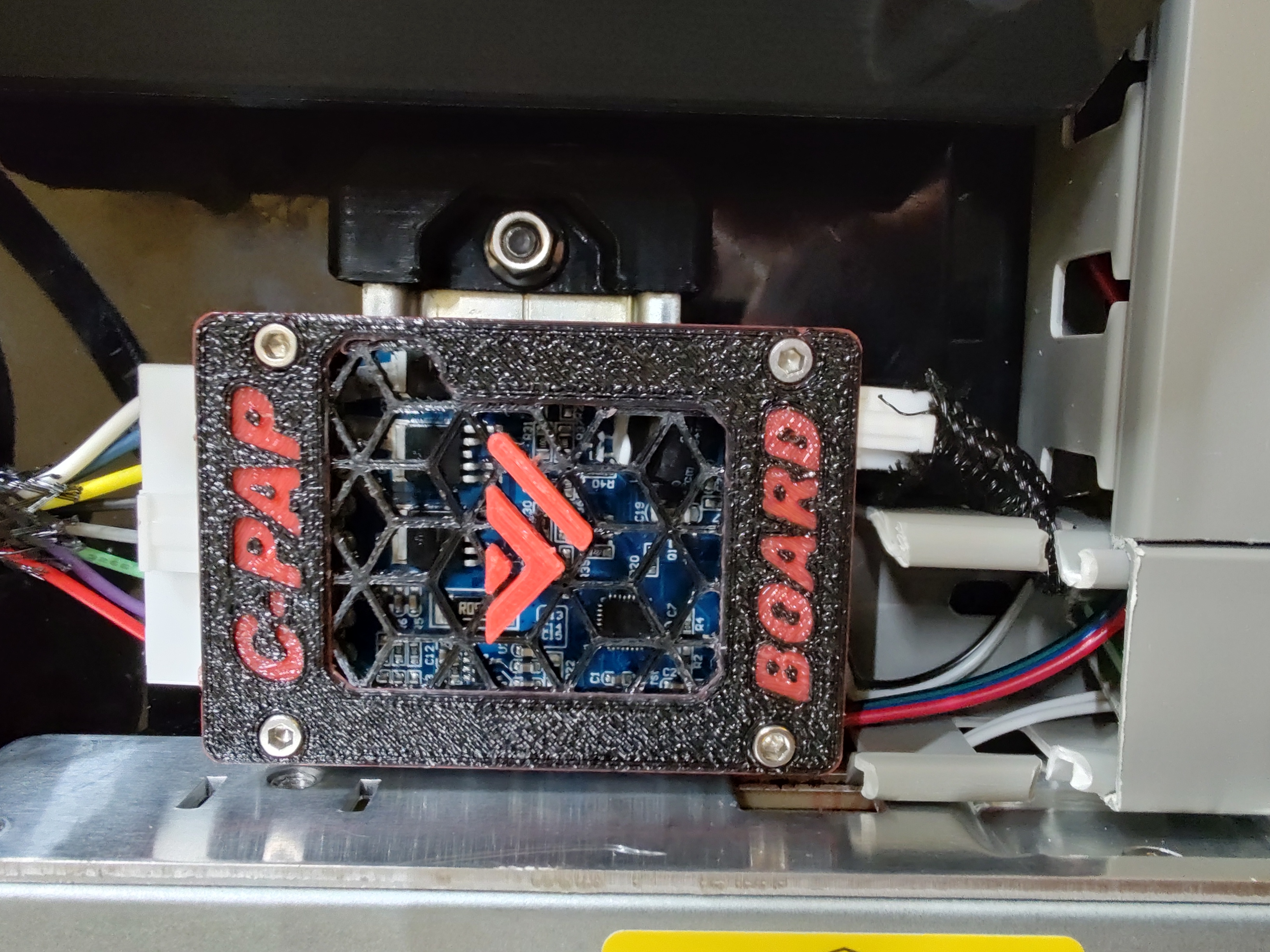 DIN Rail C-Pap board support