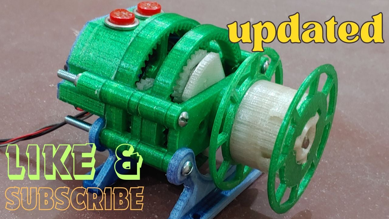 Planetry gear for PET strip cutter