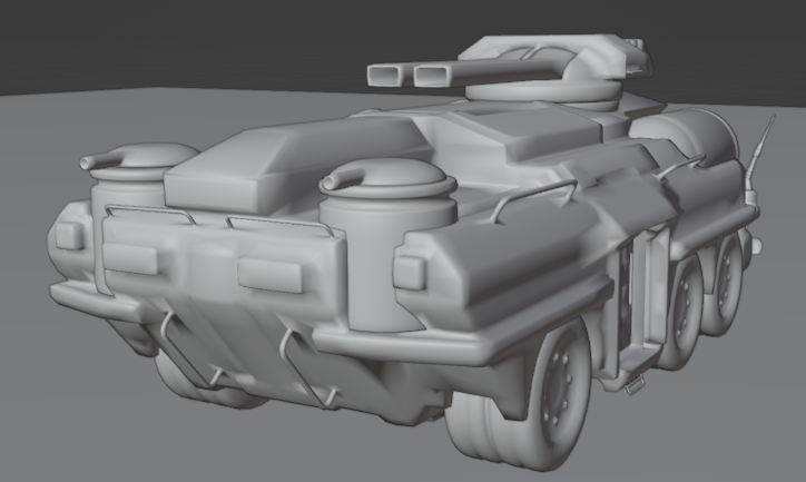 Amphibious tank
