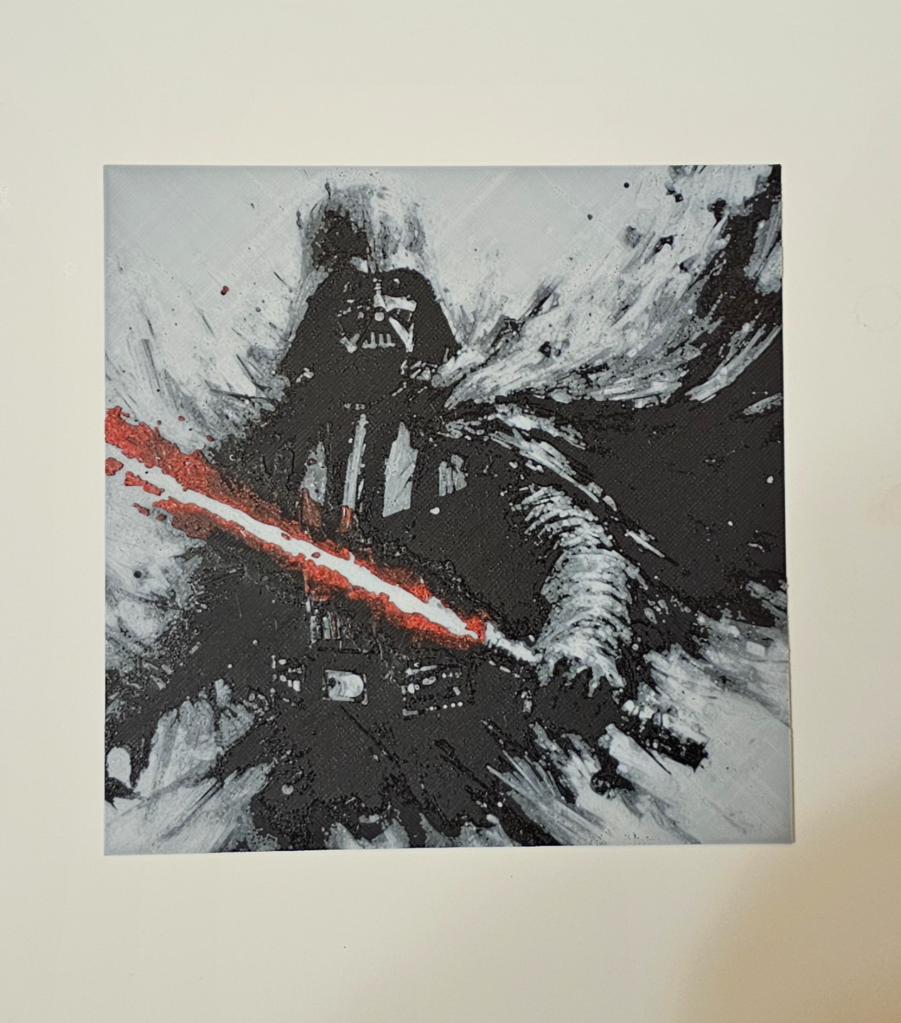 Dart Vader OILpaint "Filament Painting"