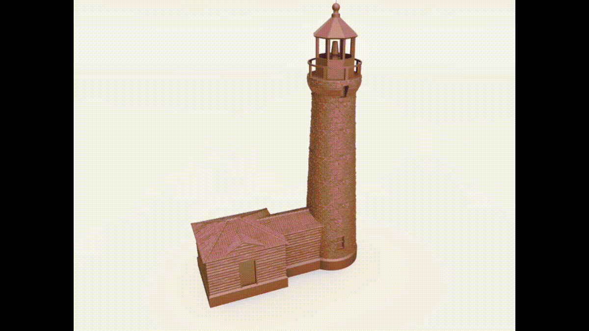 LIGHTHOUSE TEXTURED - CRISP POINT