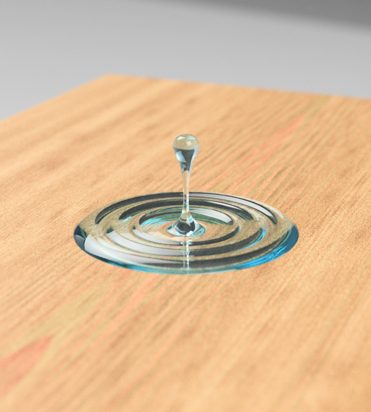 Water Droplet Ornament - No Supports