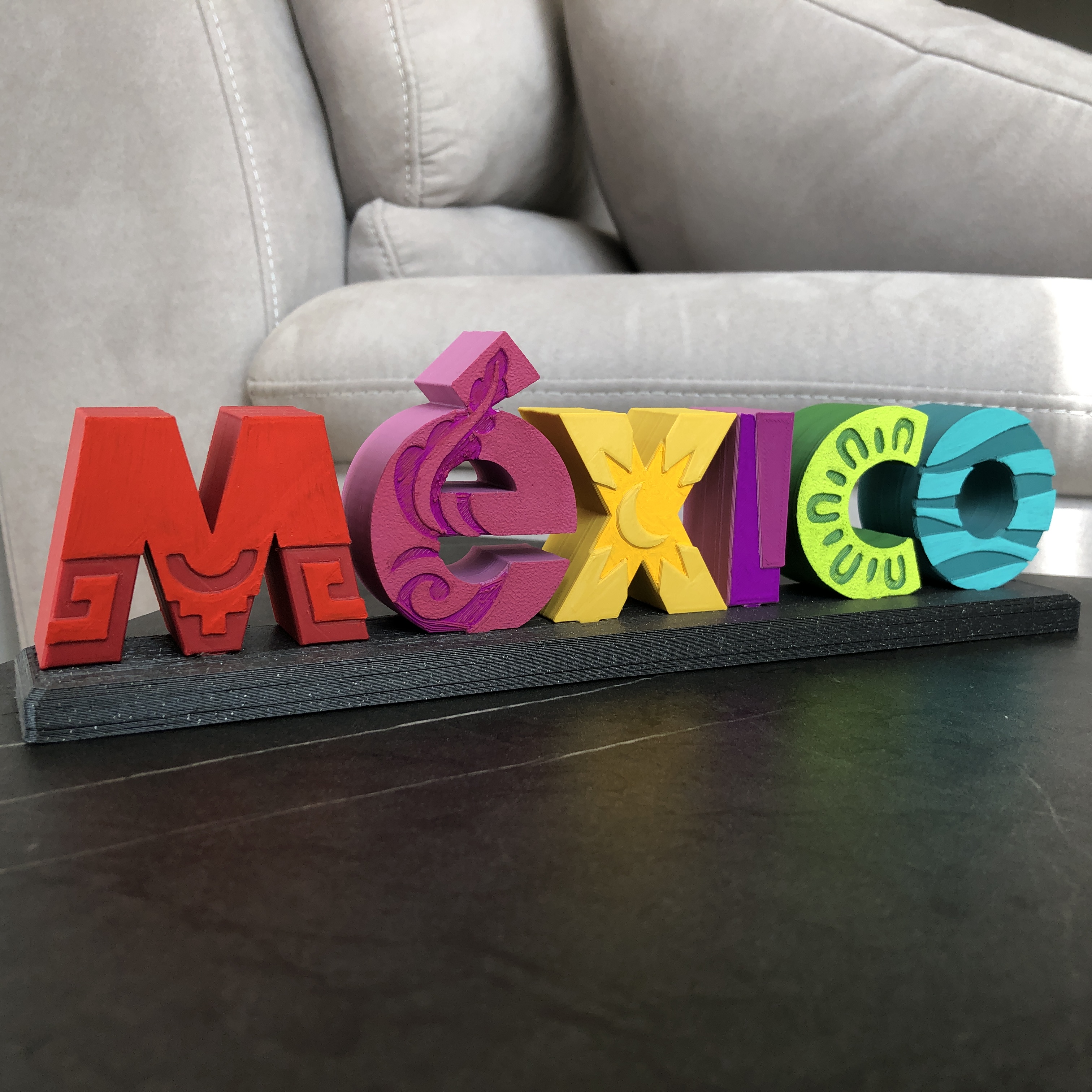 MEXICO Tourism Logo Letters