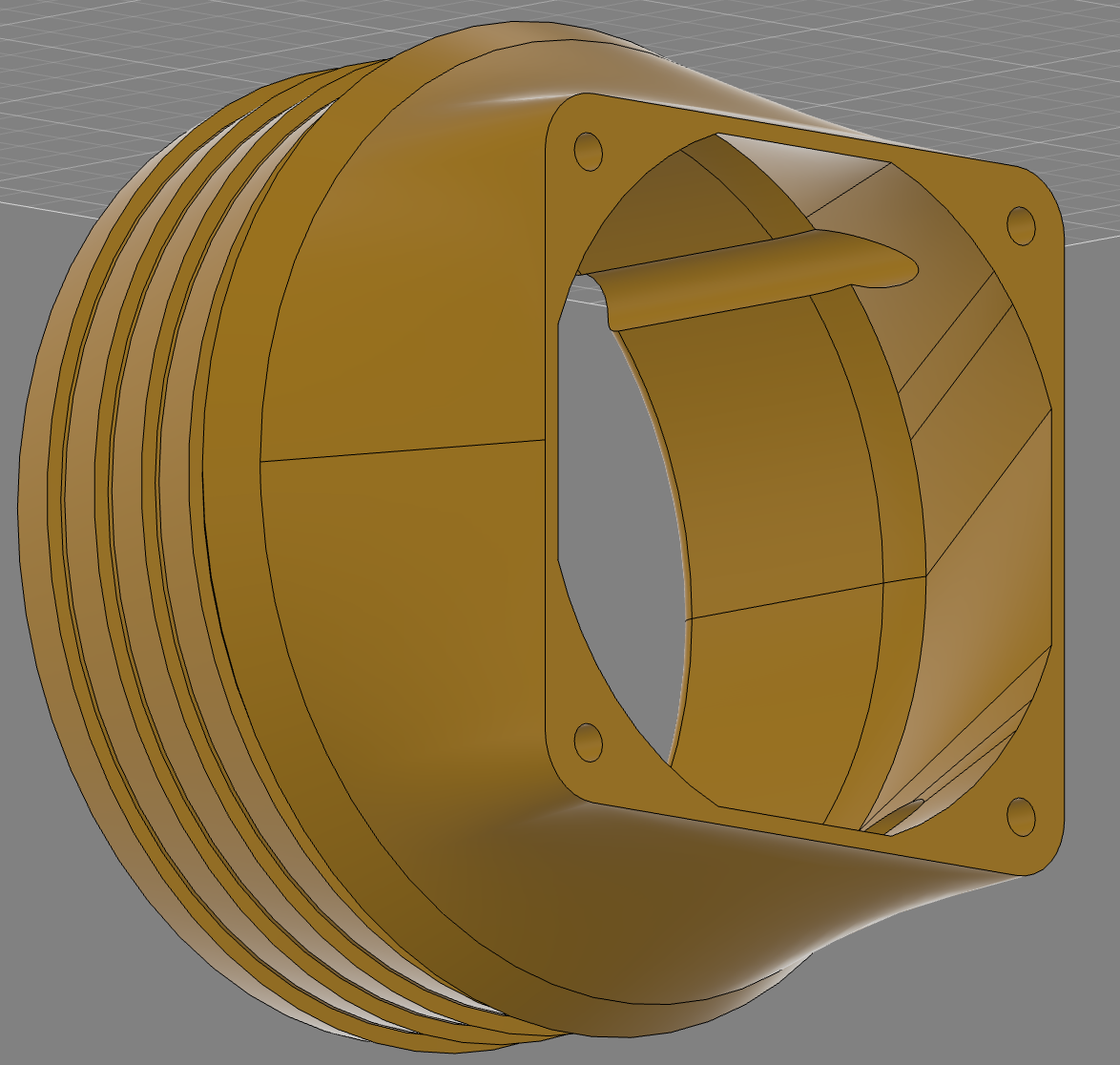 80mm fan connection flexible tube