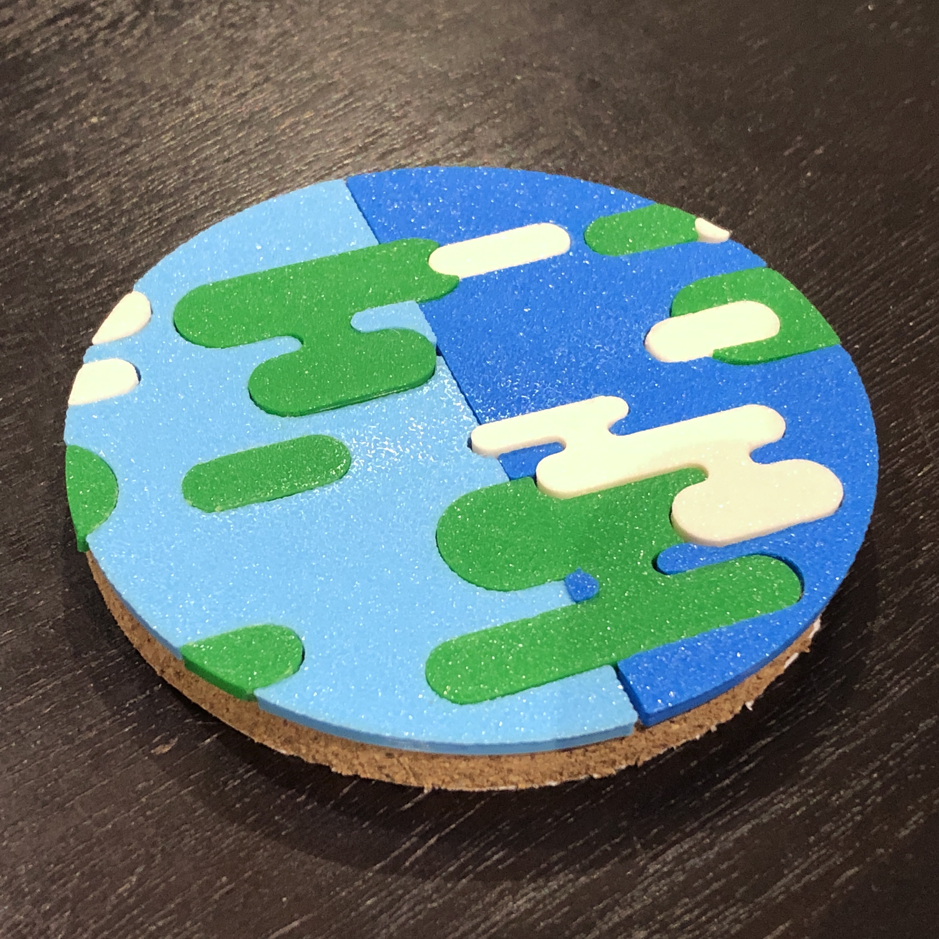 Kurzgesagt Planet Earth Coaster