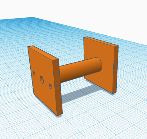 Electromagnet spool holder