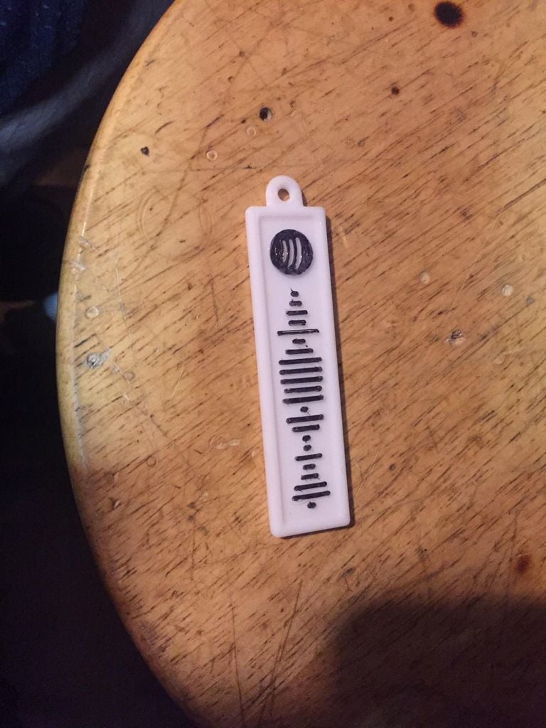 Customized Spotify Keychain Remixed