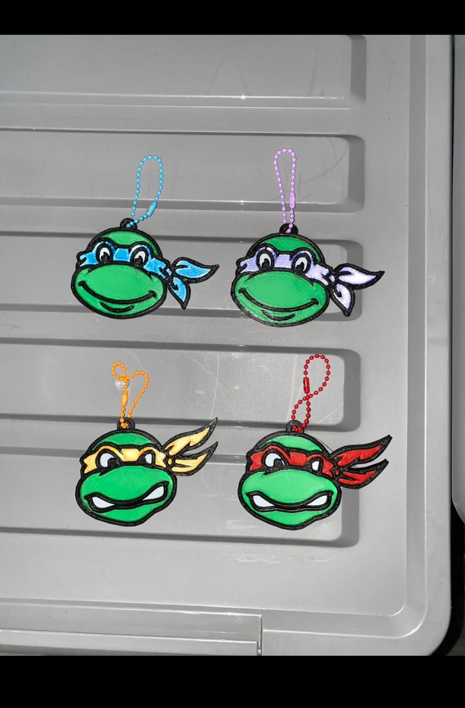 TMNT Keychains