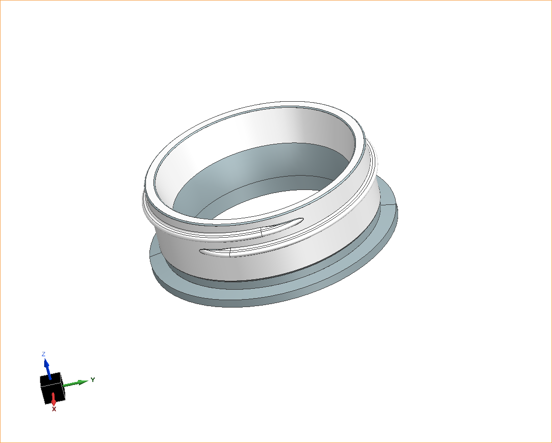 Ball wide mouth thread-3" tri-clamp adaptor