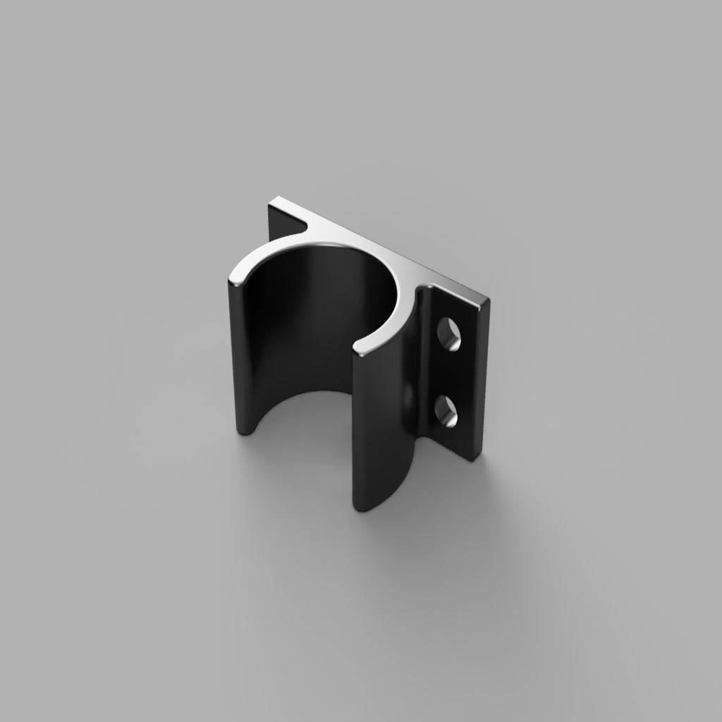 1/2" PVC Clip - Fusion 360 Archive included