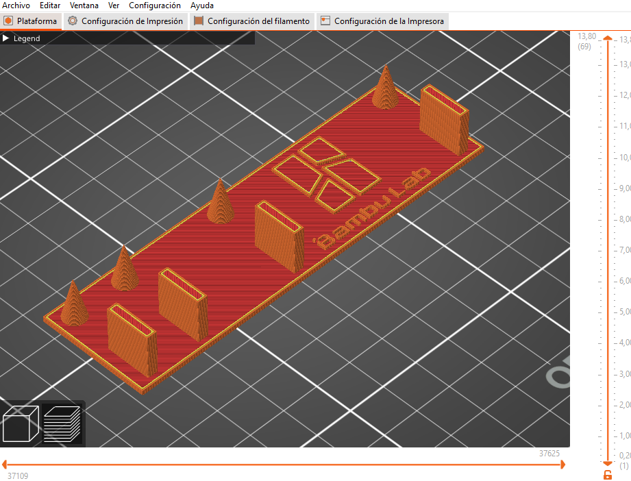 Quick Bambulab retraction test