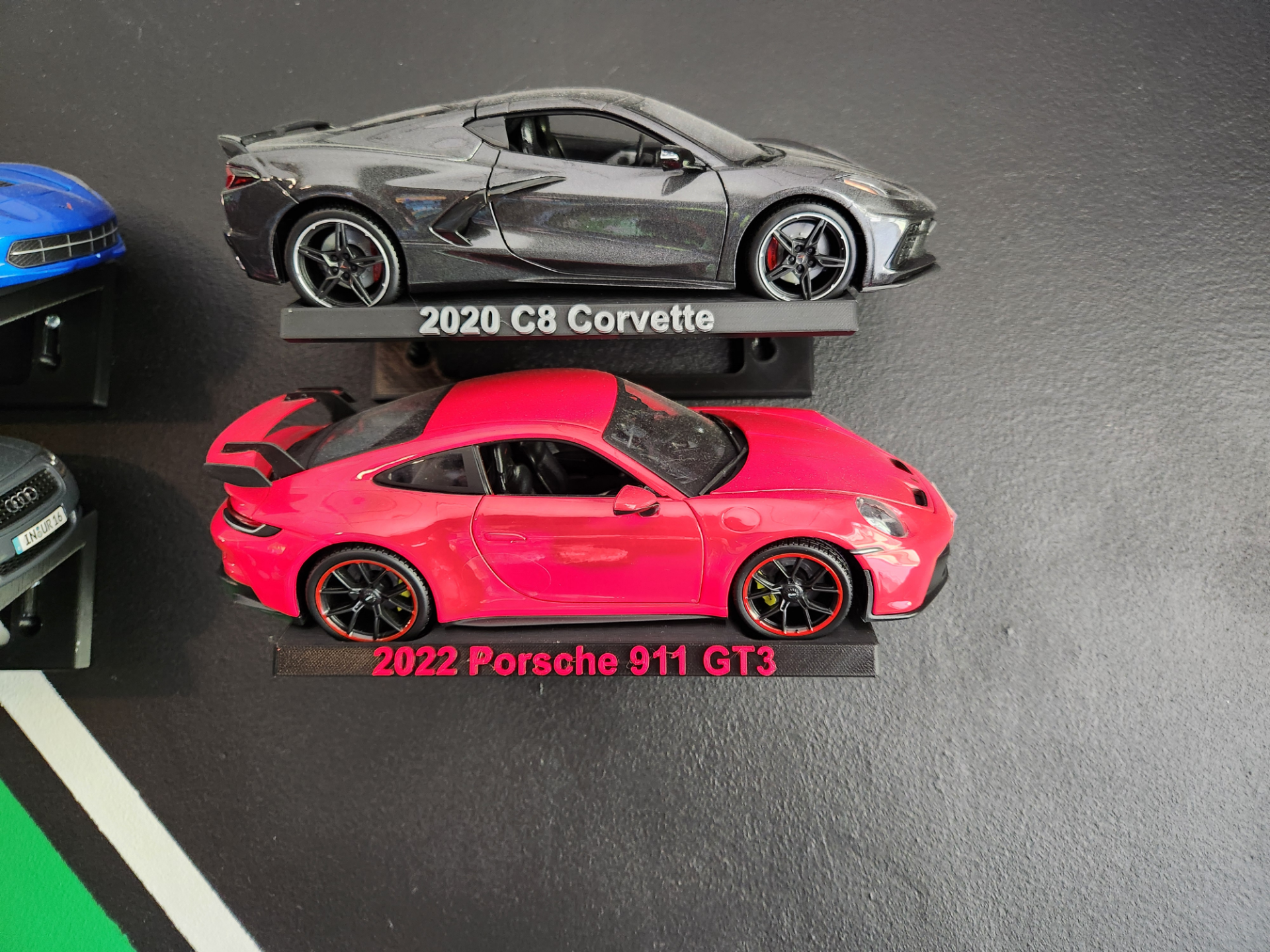 Model Car "Floating" Wall Platform