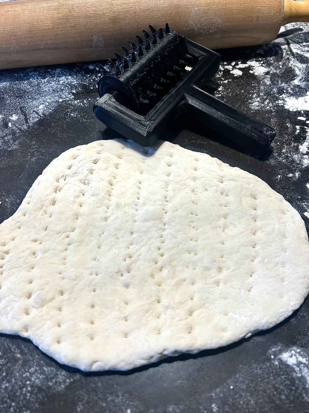Pizza Roller Pin Puncher