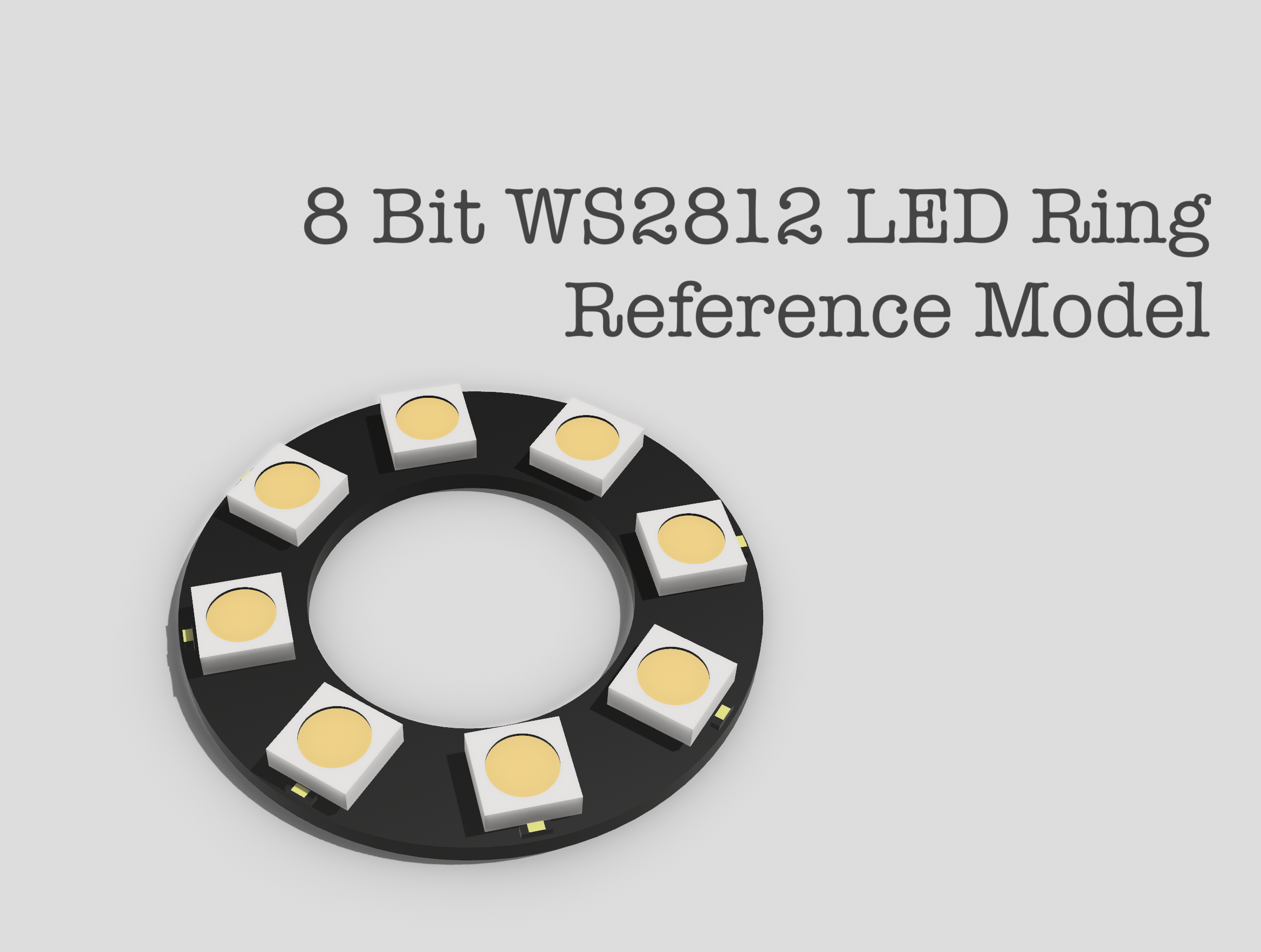 8 Bit LED Ring Reference Model
