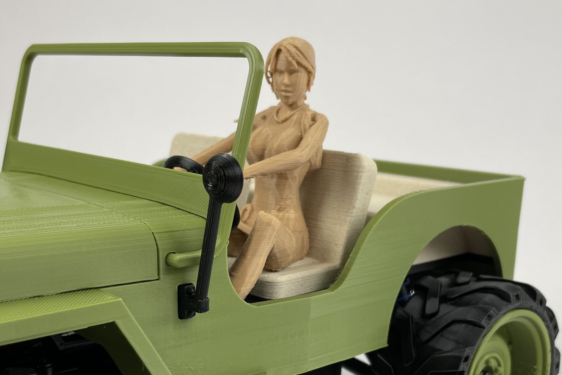 Lara Croft - for Willys Jeep