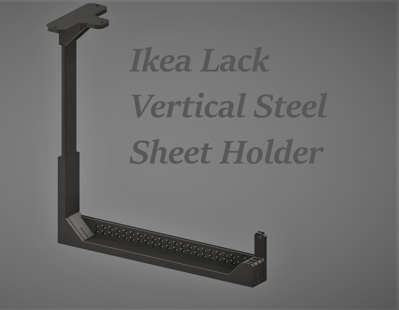 IKEA Lack Vertical Steel Sheet Holder