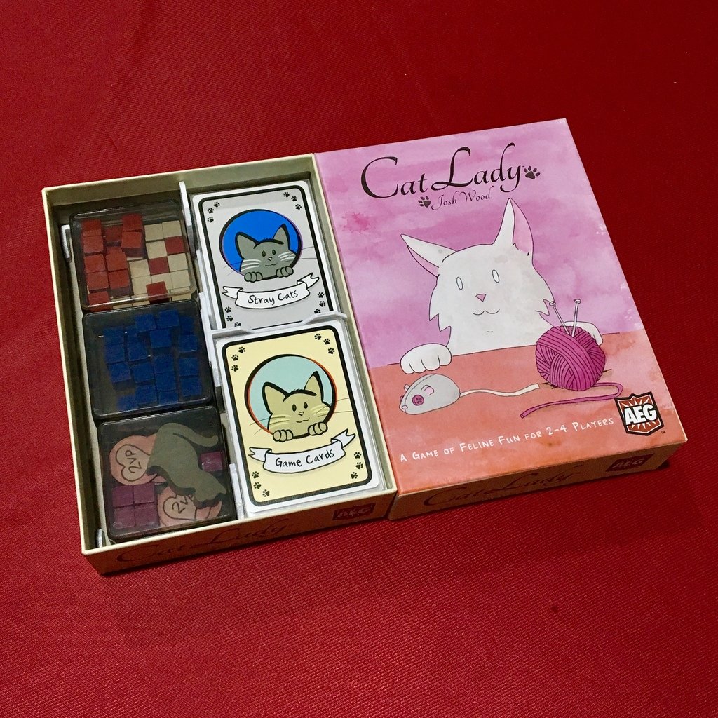 Cat Lady card game insert