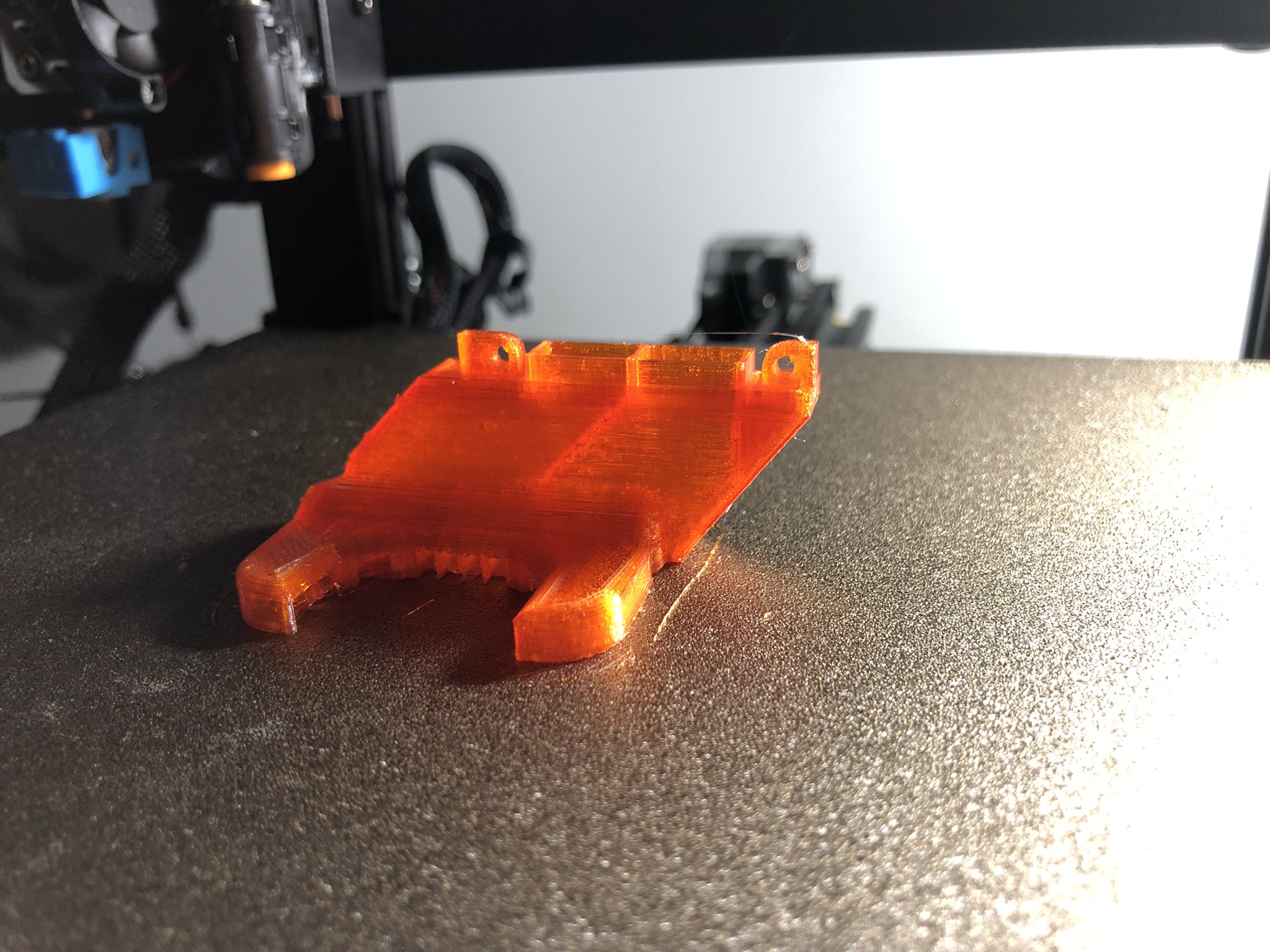 Low profile Anycubic Kobra Fan Duct fixed holes