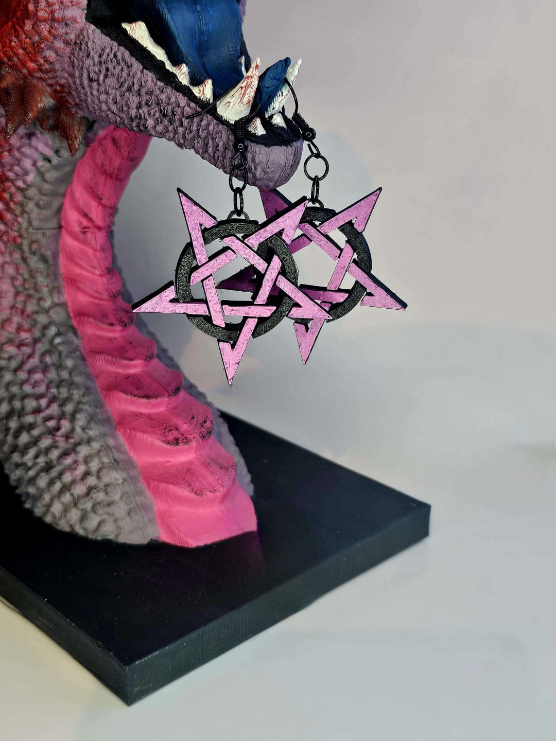 Inverted Pentagram Earrings