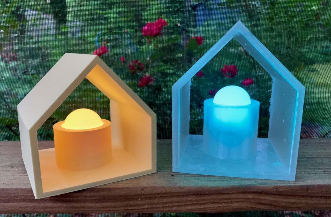 Icehouse decorative LED lantern (no supports)
