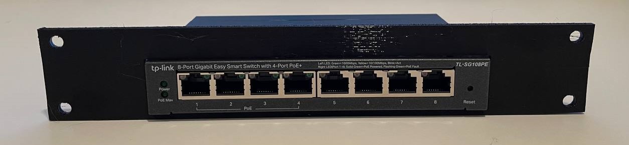 1U TP-Link SG108 (all variants, E or PE) 10" rack