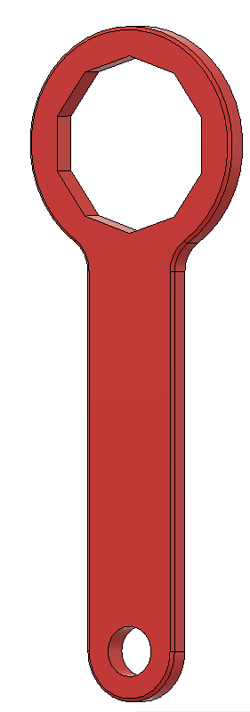 Wrench suspension octagon 50mm