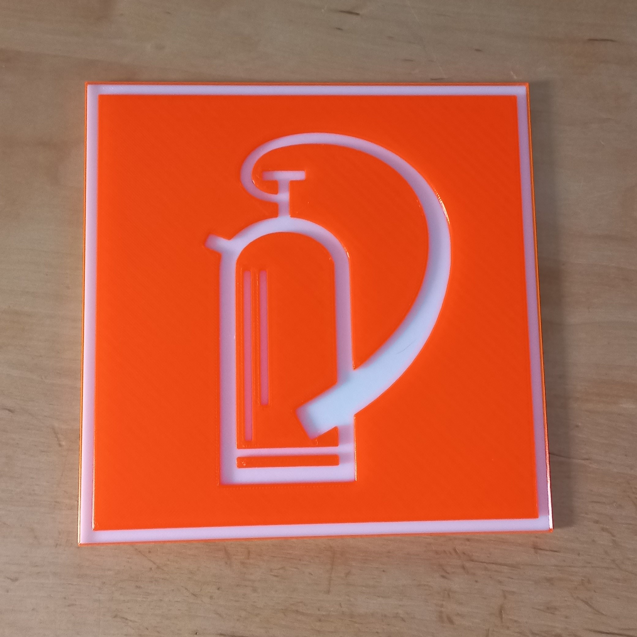 Fire extinguisher sign