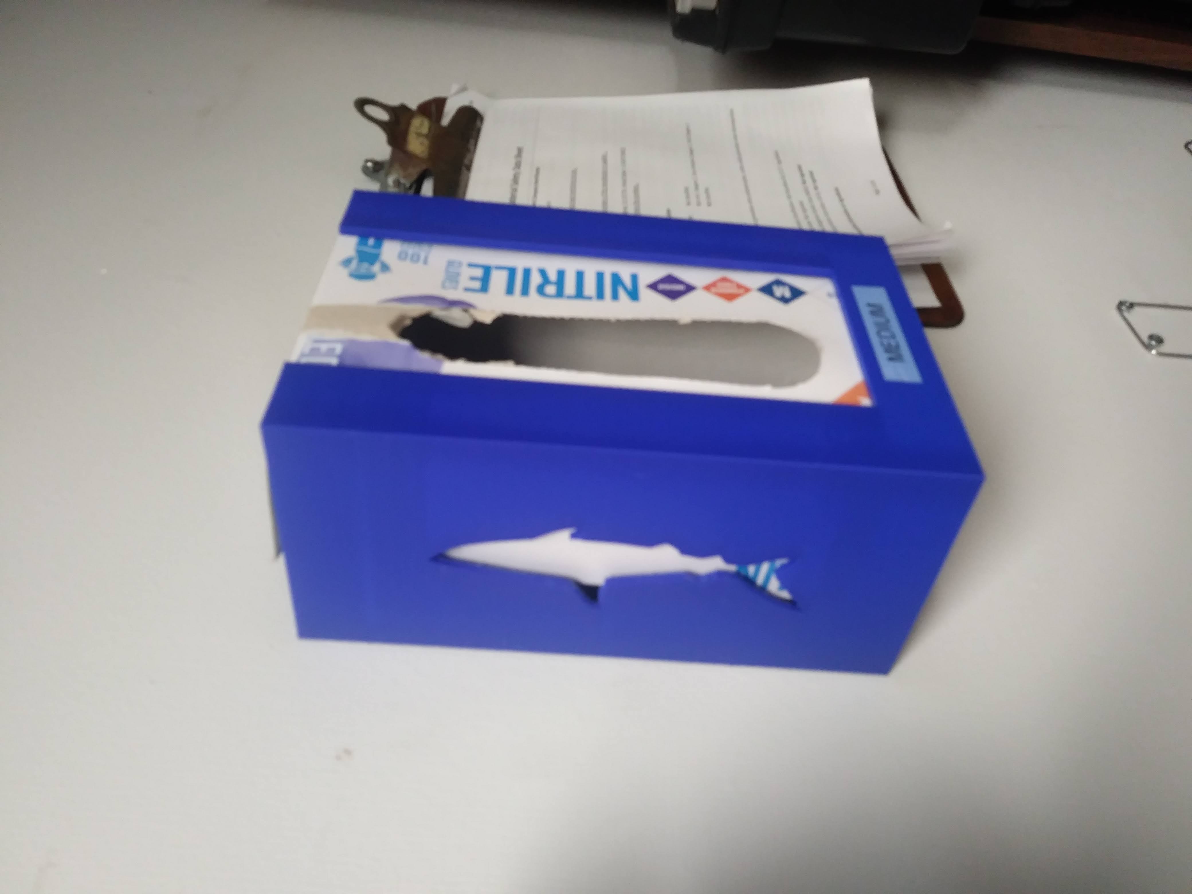 Glove Box Holder - Shark