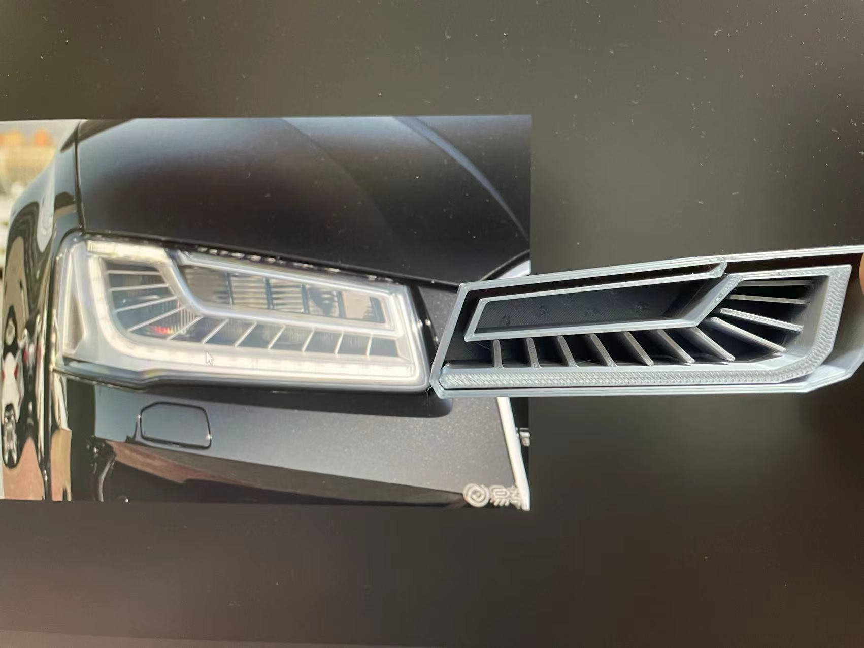奥迪A8 车灯 Audi A8 headlights