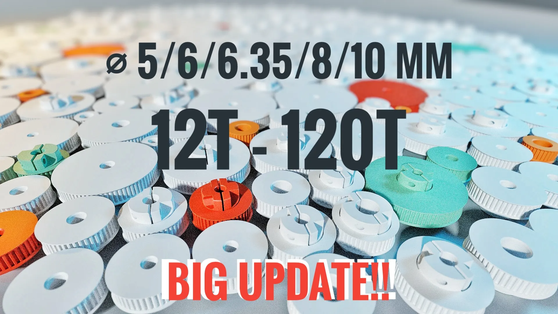 GT2 Pulley - 8mm - the big collection