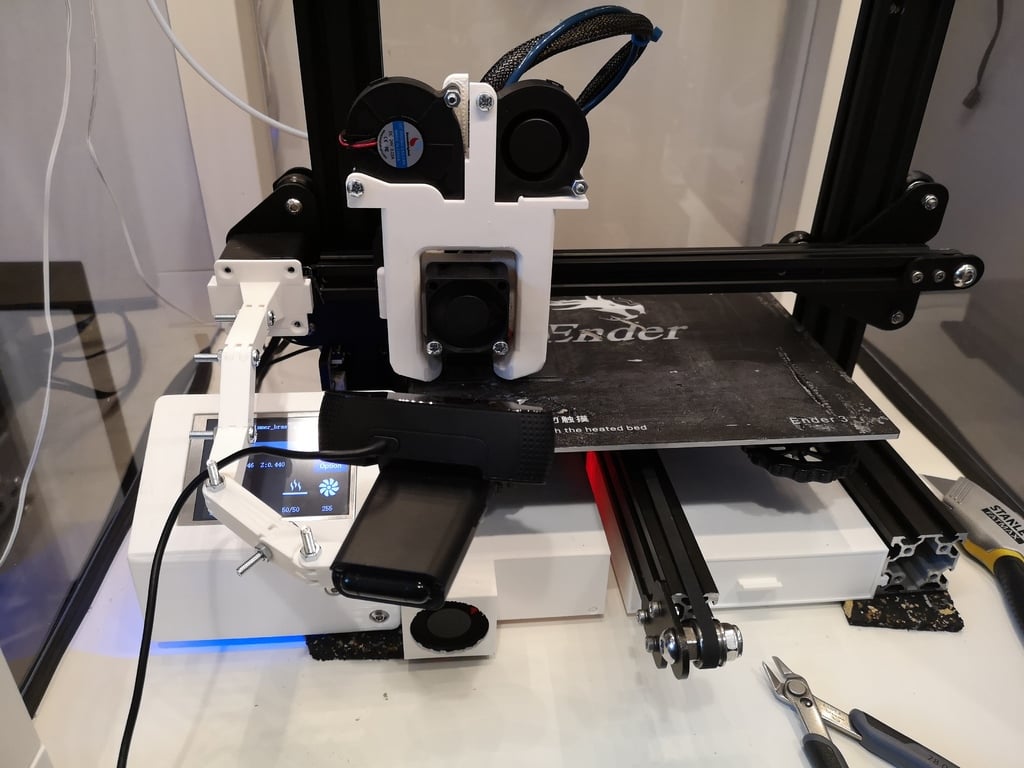 Ender-3 X-Axis Full Modular Mount for many Cams