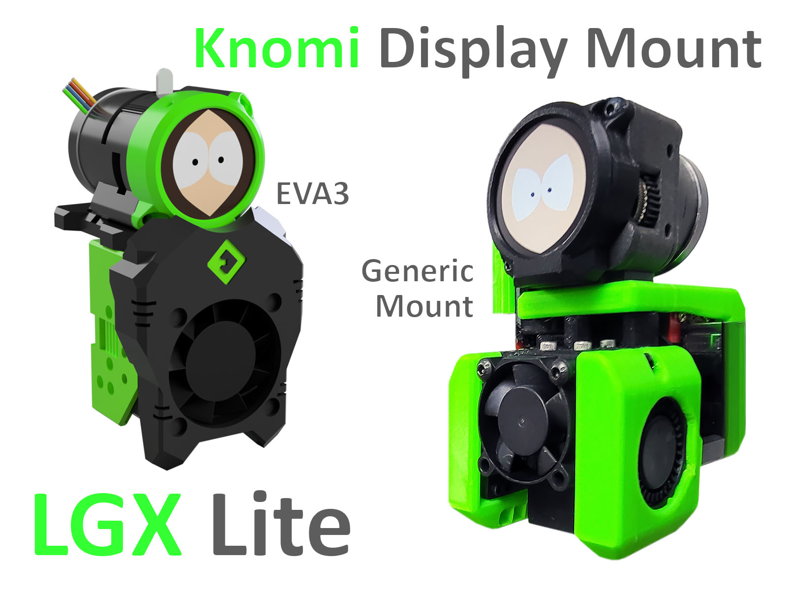 BTT Knomi Display for LGX Lite Extruder