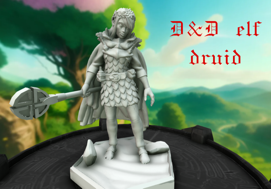 Dungeons & Dragons elf druid