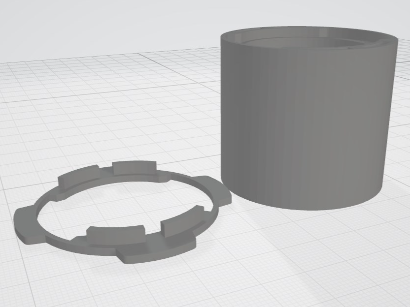 Flashforge Creator Pro 2 spool holder adapter